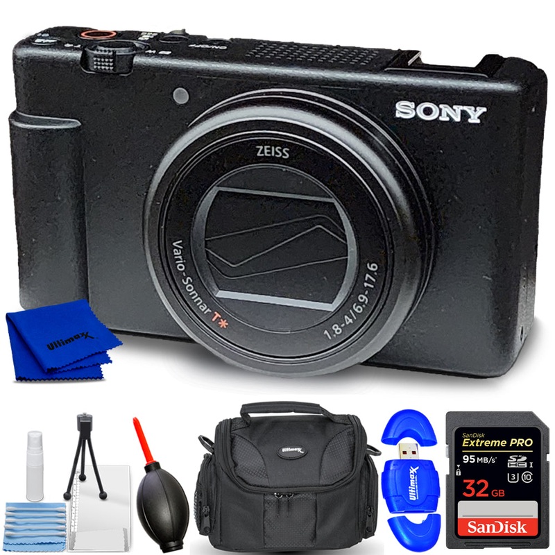 Sony ZV-1 II Digital Camera (Black) ZV1M2/B – 7PC Accessory Bundle
