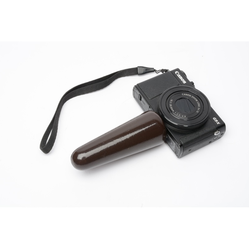 Wood camera grip handle 5″ long, nice, functional, smooth
