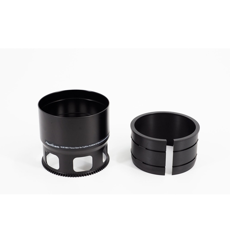 (Discontinued) Nauticam N100 X80-F Focus Gear ~for Fujifilm FUJINON XF 80mm f/2.8 R LM OIS WR Macro