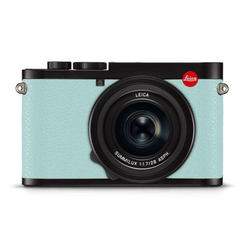 Leica Q3, with full cowhide leathers individualisation Acqua