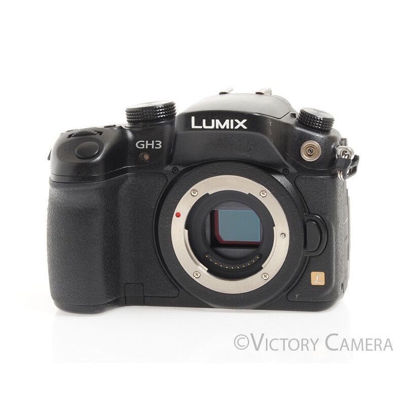 Panasonic Lumix DMC-GH3 Black 16.1MP M43 m4/3 Digital Camera Body -Read- [EXC-]