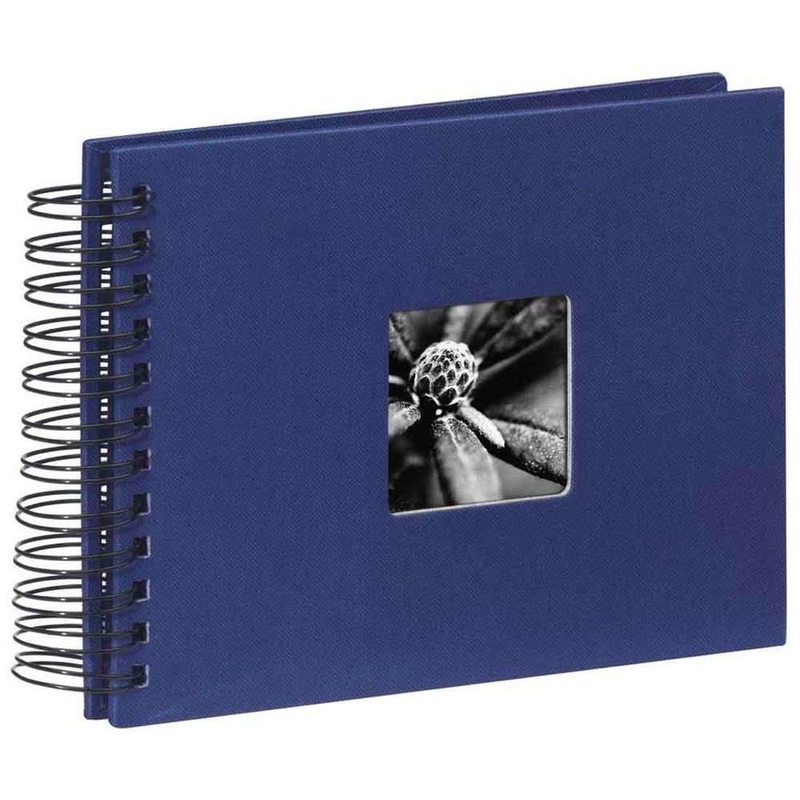 Hama Spiral Bound Traditional Photo Album – 25 Pages – Blue