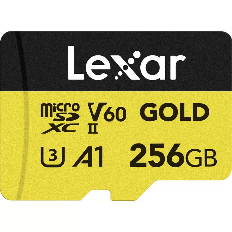 LEXAR PRO MICRO SDXC UHS-II 256GB – GOLD SERIES