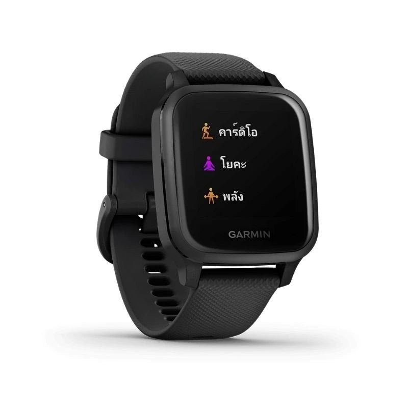 Garmin Venu Sq, Smartwatch NFC, Music, Black/Slate