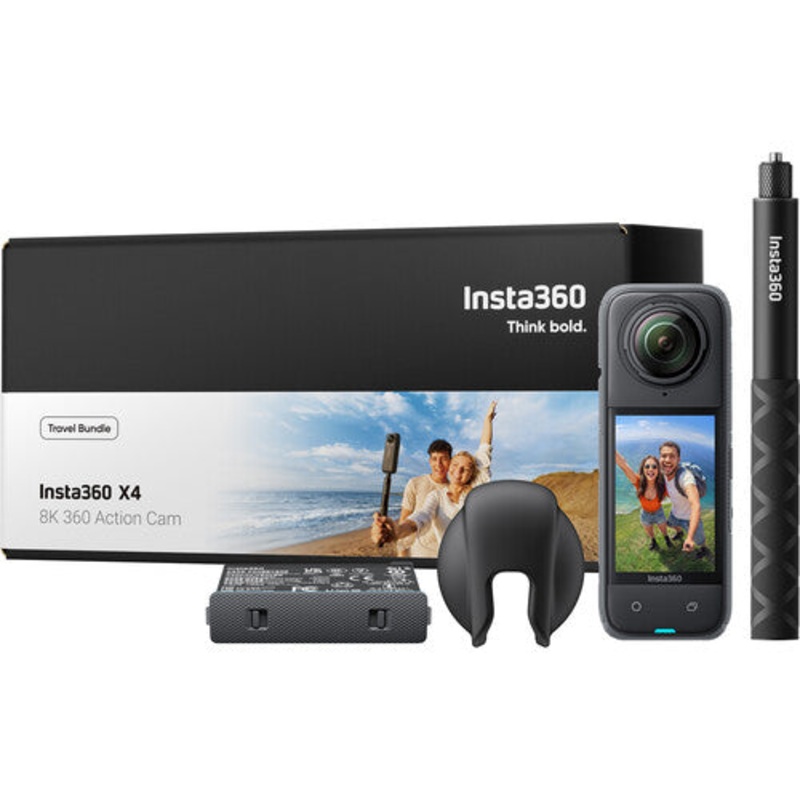 Insta360 X4 360 8K Camera Travel Bundle