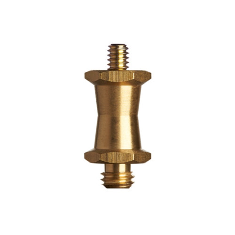 PRO SHORT BRASS STUD 1/4-20 MALE TO 3/8 MALE (5556)