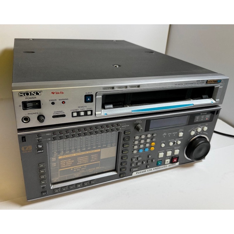 Used Sony SRW-5500 HDCAM-SR Studio Recorder Fully Serviced
