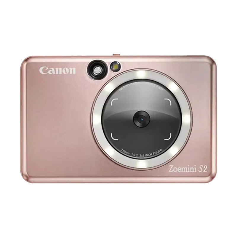 Canon ZoeMini S2 Instant Camera & Printer (Rose Gold)