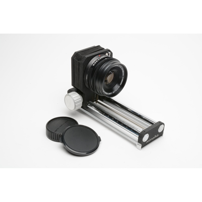 Minolta Auto Bellows w/Macro Rokkor-X 100mm f4 Lens, Clean, smooth, nice!