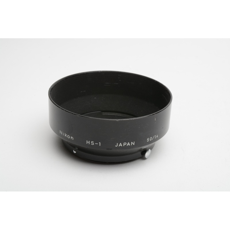 Nikon HS-1 Metal Lens Hood Snap-On Type for Nikkor Auto 50mm f1.4 Lens