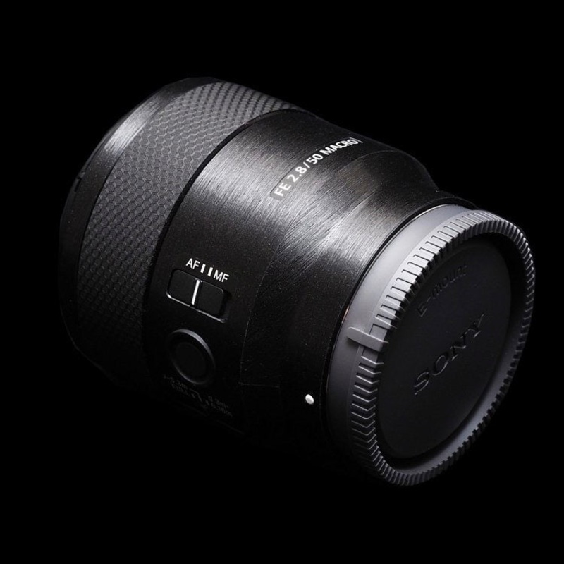 SONY FE 50mm F2.8 MACRO Lens Skin Brushed Black