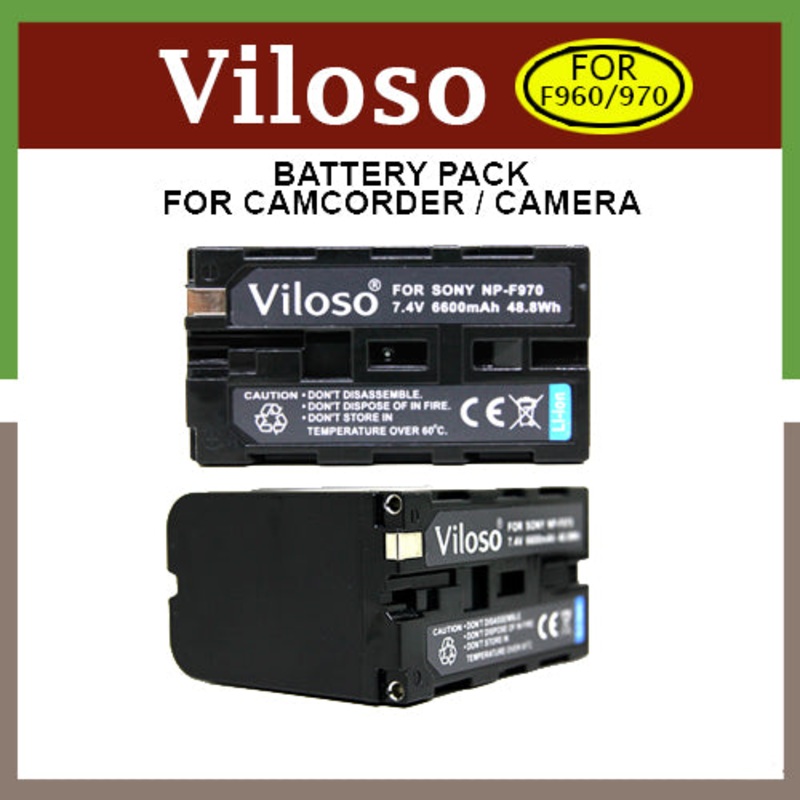 Viloso NP-F970 Battery for Sony