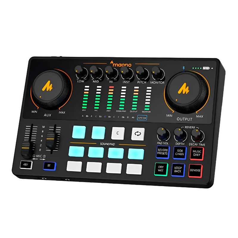 Consola para Produccin Podcast Maono AME2 Monocaster