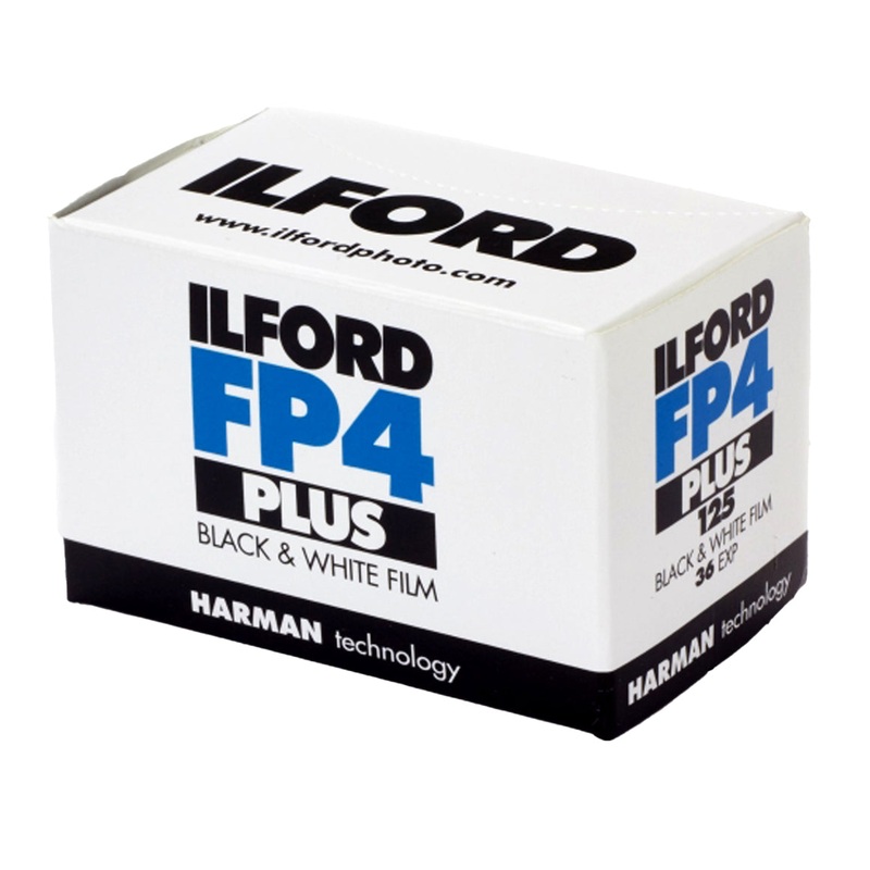 Ilford FP4 Plus Black and White Negative Film – 35mm Roll Film, 36 Exposures