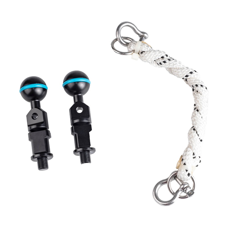 Nauticam 20cm Lanyard ~with M10 Strobe Mounting Ball Set