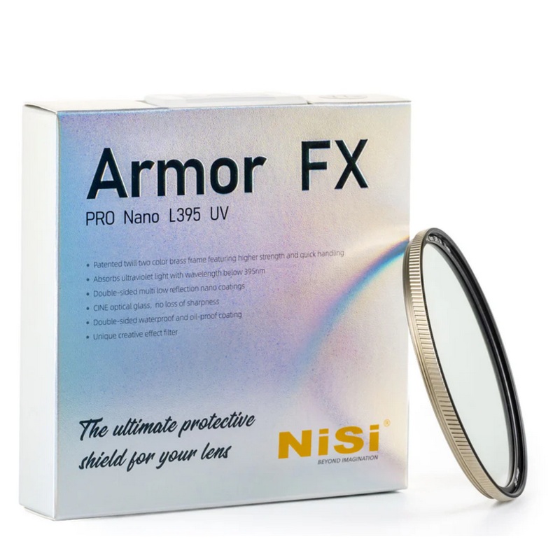 NiSi 82mm Armor Fx Brass UV Filter Ulta Strong