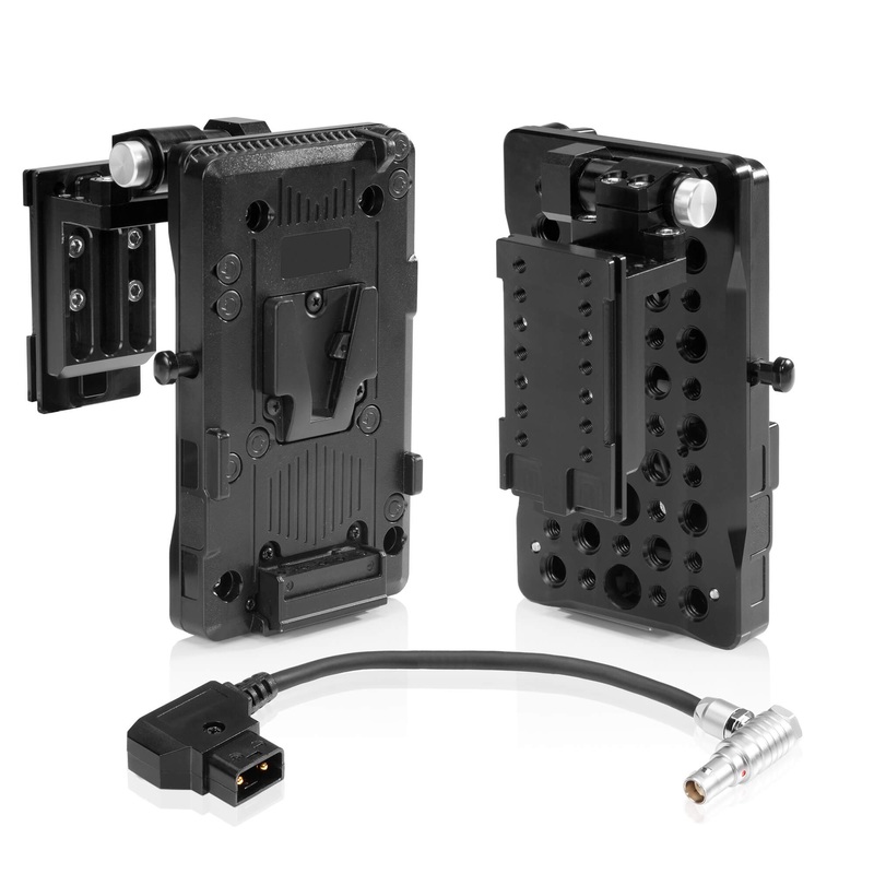 Plaque de batterie pivotante SHAPE V-mount pour RED KOMODO