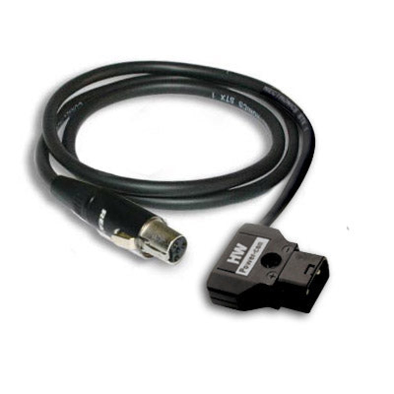 Hawk-Woods LA-58A D-Tap 2pin M to Mini XLR 4pin F 75cm