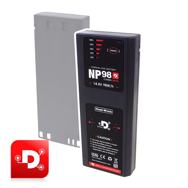 Hawk-Woods NP-98D NP1 98Wh DATA Lithium-Ion Battery