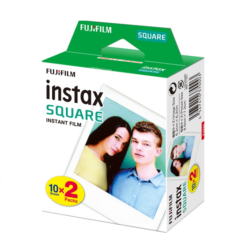 Fujifilm instax square film 10s (2 Packs)