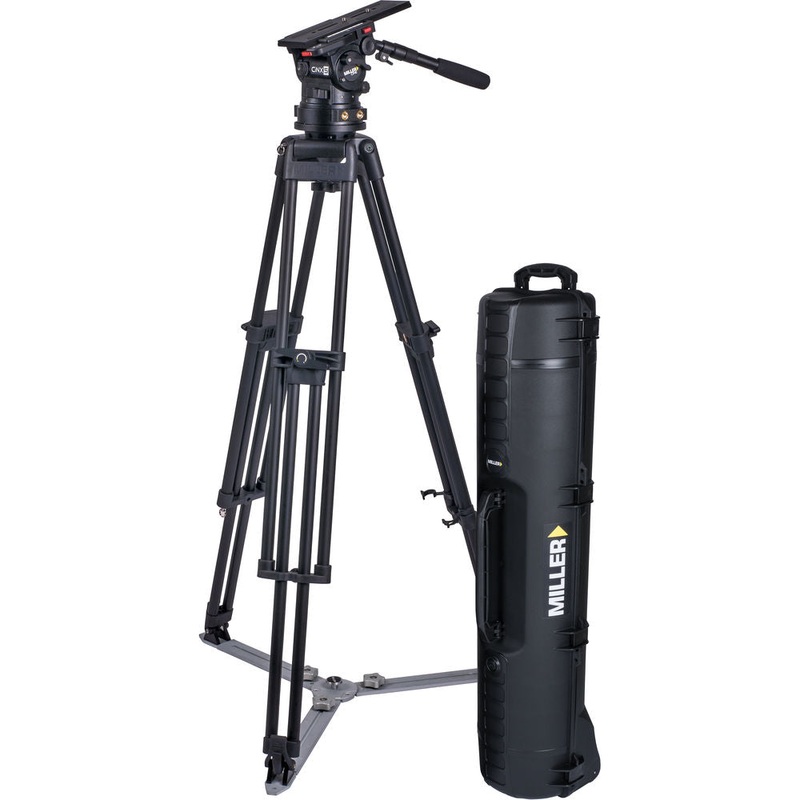 Miller 3832 CiNX 5 HDC 100 1 Stage Alloy Tripod System – MIL-3832