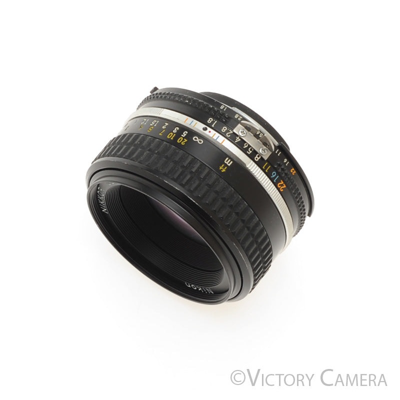 Nikon Nikkor 50mm F1.8 AI-S Manual Lens III -Long Version-