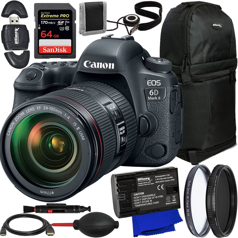 Canon EF 70-300mm f/4-5.6 IS II USM Lens 0571C002 – 12PC Accessory Bundle