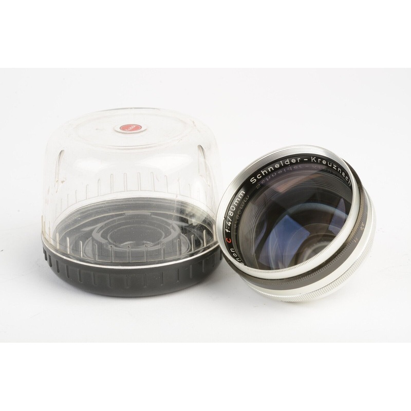 Kodak Schneider Retina Longar Xenon C 80mm F4 Lens in Jewel Case, Nice!!
