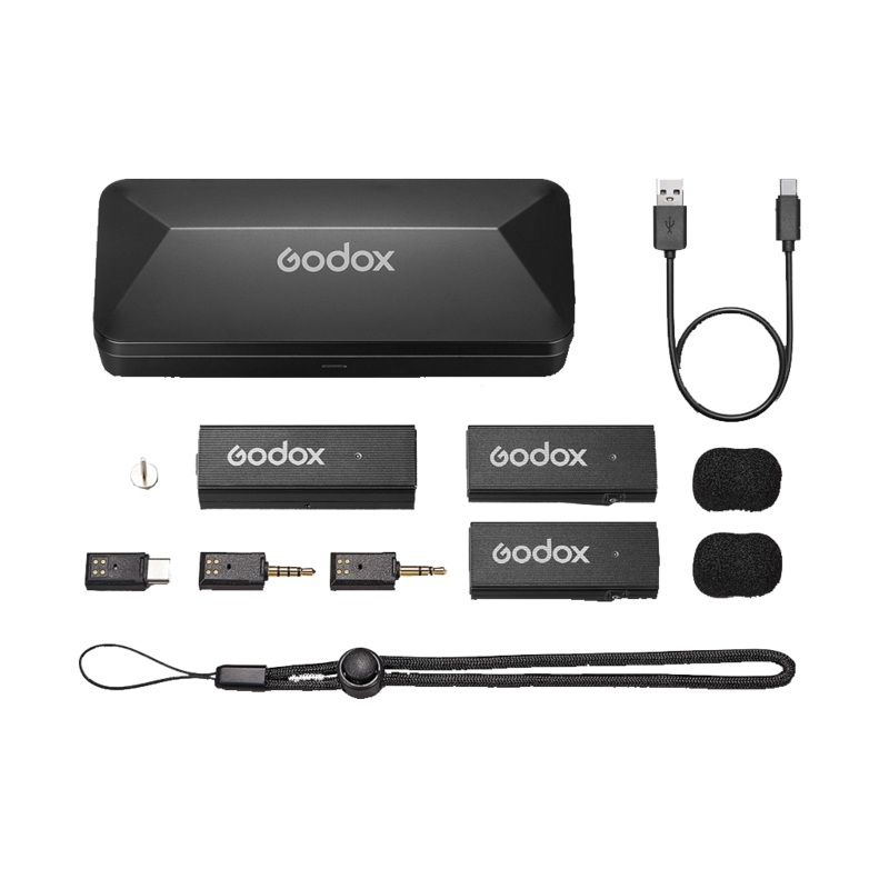 Godox MoveLink Mini UC 2-Person Wireless Microphone System for Cameras and Mobile Devices