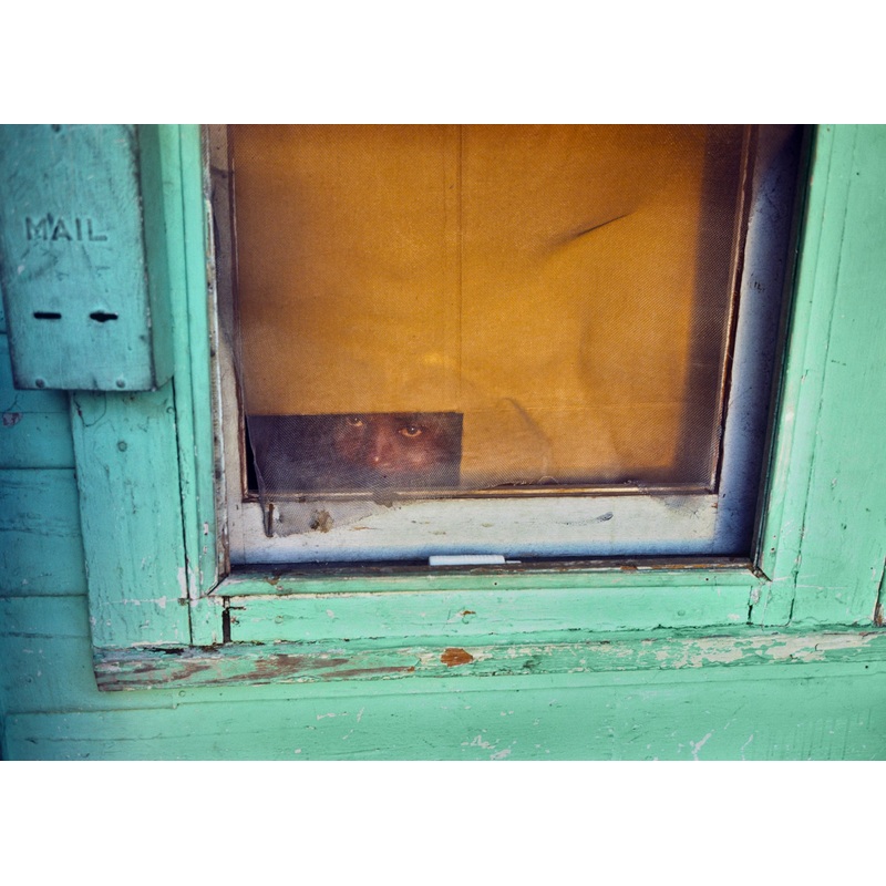 Nathan Benn – Editioned Print –  Refugee in Hiding, Overtown, Miami, 1981 18 x 24″, Edition 5 of 15