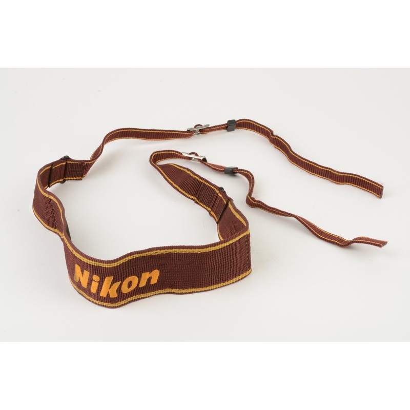 Nikon wide burgundy camera strap – Nice & clean