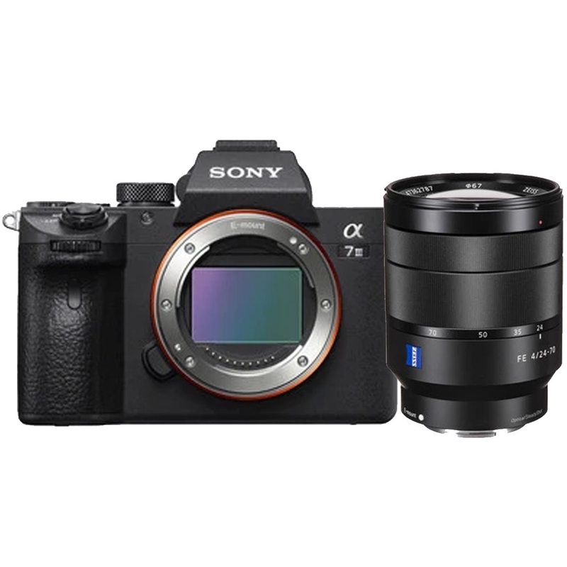 Paket Sony Alpha a7 III Mirrorless Digital Camera with Sony 24-70mm F4 Lens