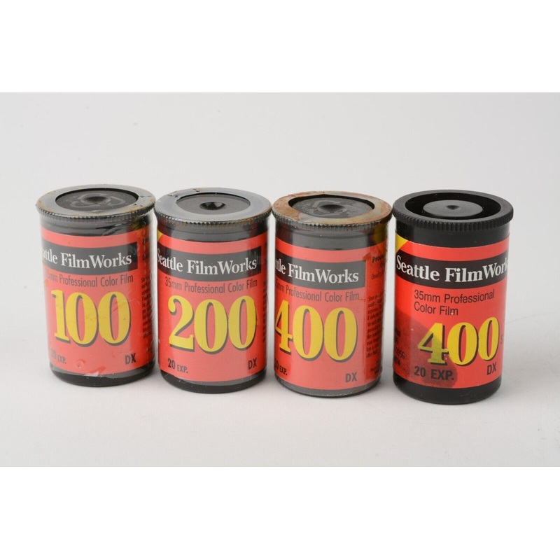 Seattle Filmworks 4x, 1x 100/24, 2x 200/24, 2x 400/24 Expired 1999