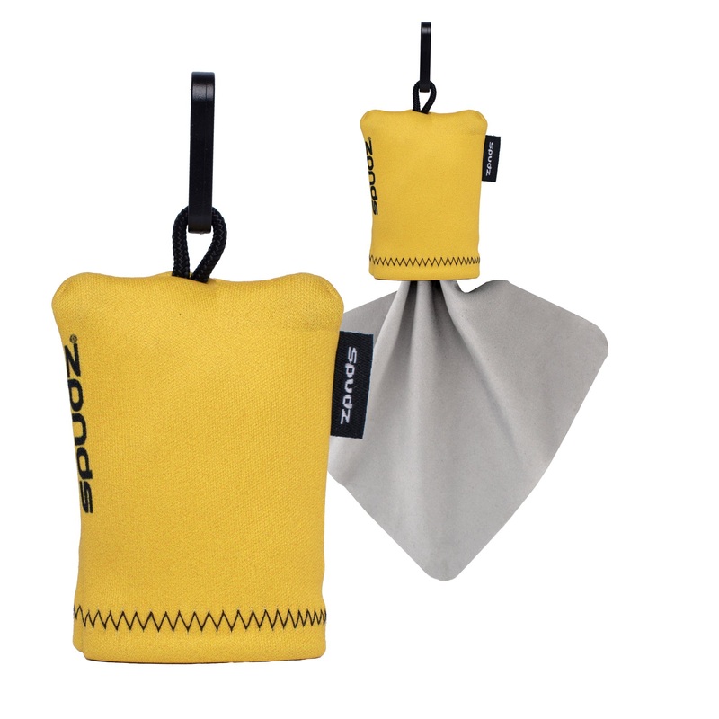 Spudz 10×10 Classic Lens Cloth In Pouch – Yellow