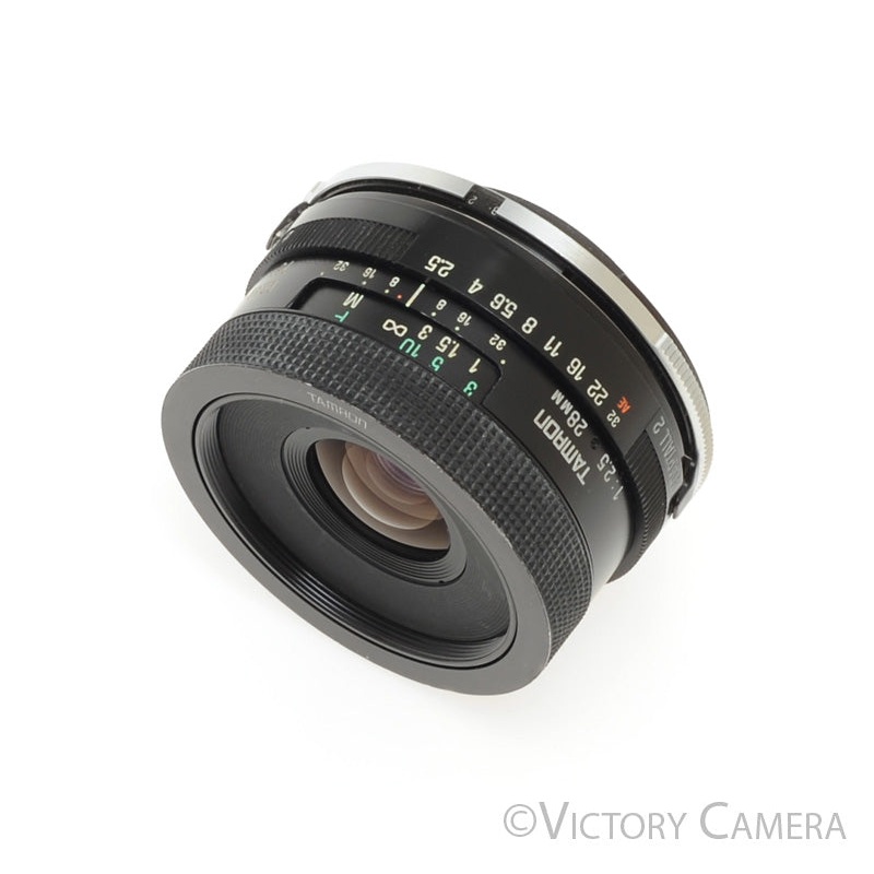 Tamron 28mm f2.5 Adaptall Wide Angle Lens Nikon AI-s [EXC-]