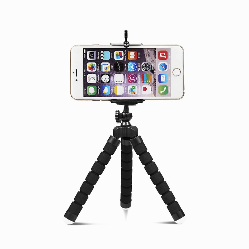 Octopus Mini Tripod Stand w/ Phone Holder Mini Small Adjustable Mount