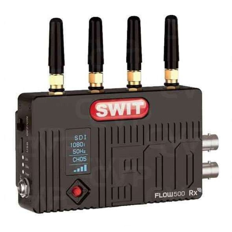 SWIT FLOW500 TX+2RX | 500FEET(150M) NEW GENERATION WIRELESS FHD VIDEO 1 TRANSMITTER WITH 2 RECEVIERS, SUPER ANTI-INTERFERENCE, NO-DELAY