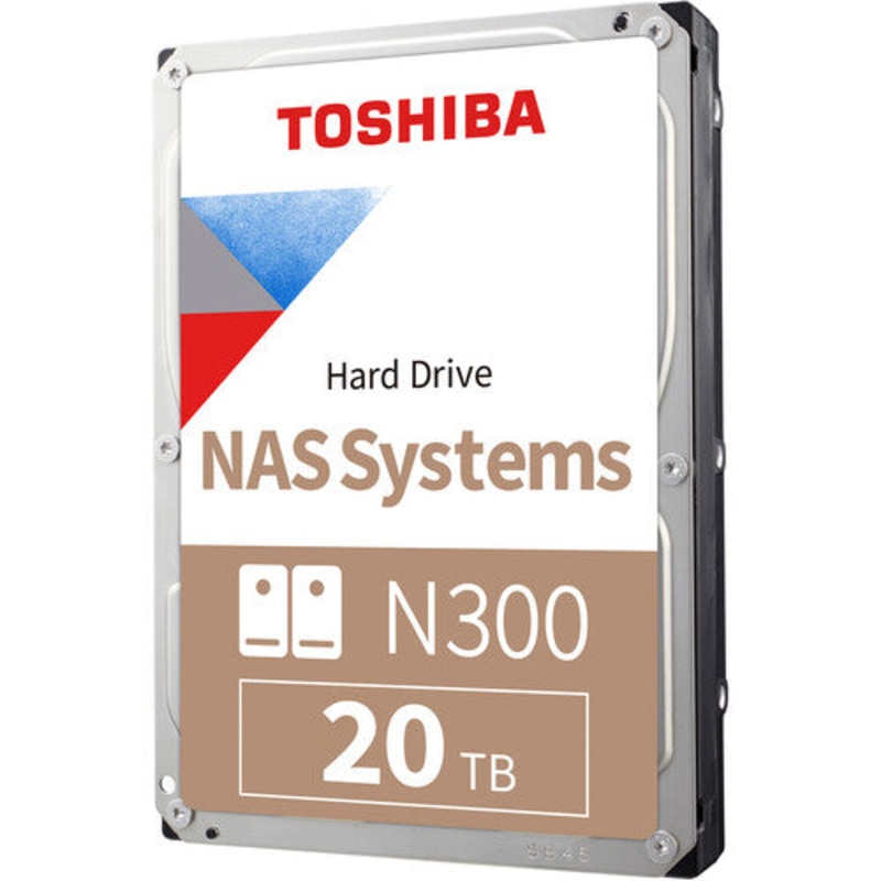 Toshiba 20TB N300 7200 rpm SATA III 3.5″ Internal NAS HDD