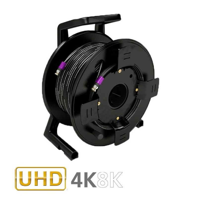 Evolution 301-349 Ultra-Flexible 12GHz 4K / 8K UHD 12G-BNC-BNC Terminated Cable Drum-Mounted – 301-349-12G40 Evolution 40M Ultra-Flexible 12GHz 4K / 8K UHD 12G-BNC-BNC Terminated Cable Drum-Mounted – 301-349-12G40