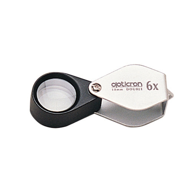 Opticron Folding Metal Loupe Magnifier 6x 18mm