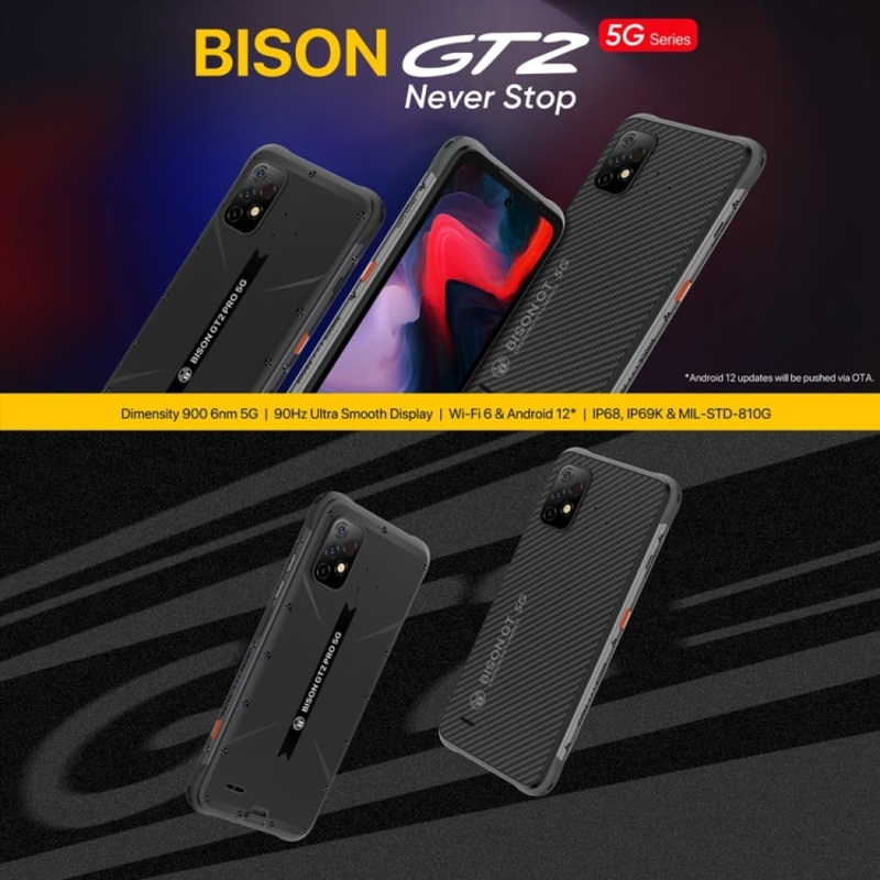 Umidigi Bison GT2 5G Rugged Phone 8GB+128GB Grey Grey