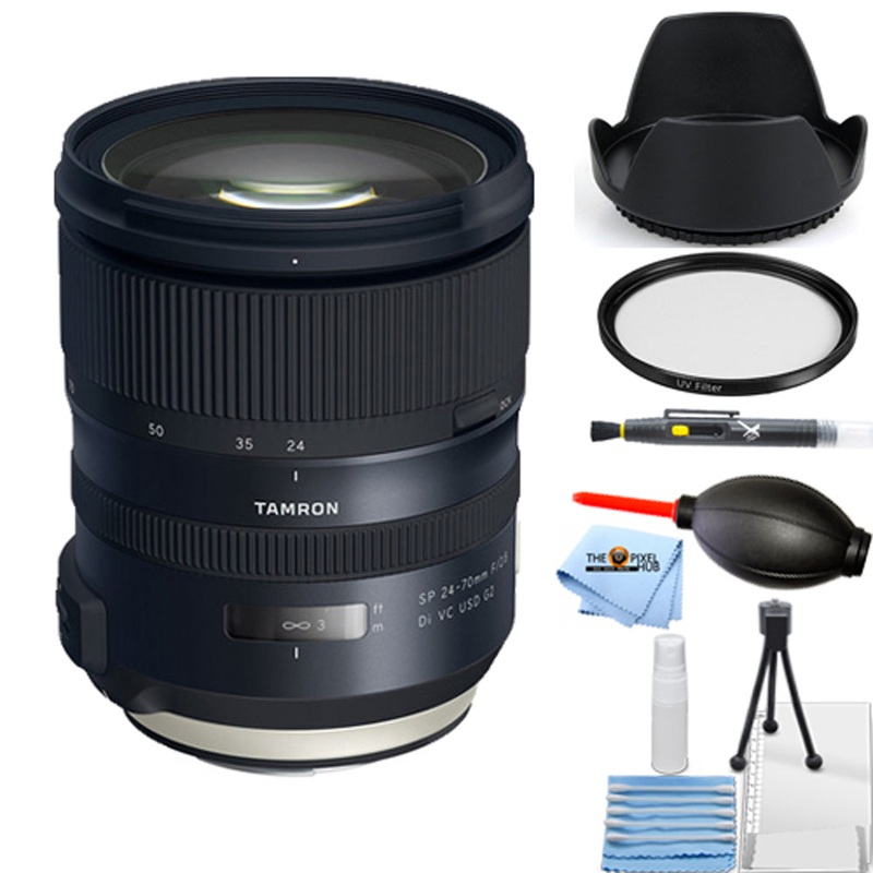 Tamron SP 24-70mm f/2.8 Di VC USD G2 Lens for Canon EF – Essential UV Bundle