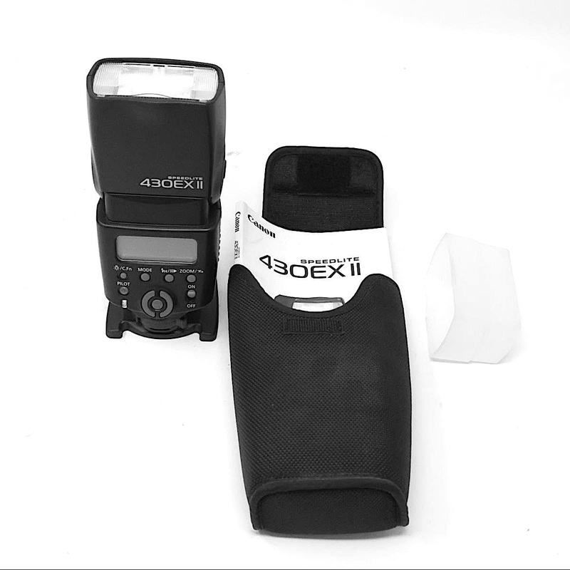 Used Canon 430EX II Speedlite flash (Case SH43147)