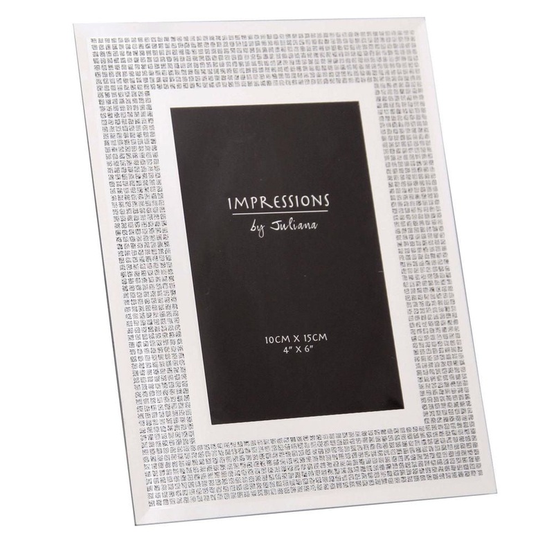 Glitter Crystal Square 6×4 Photo Frame