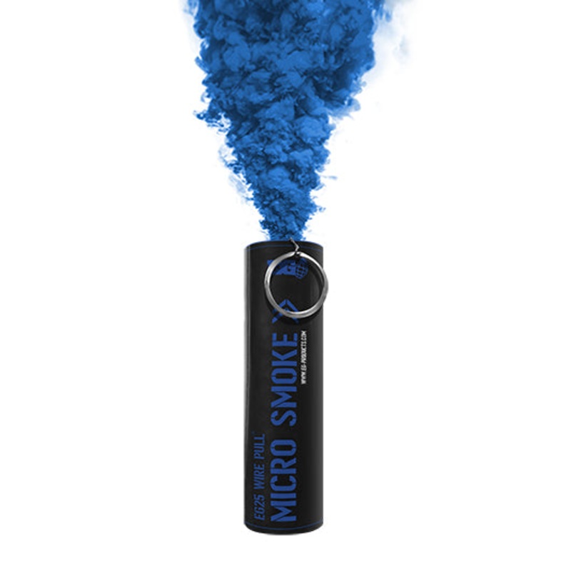Individual EG Smoke Grenades 25 Micro  Blue (x10 in box) Not Shippable