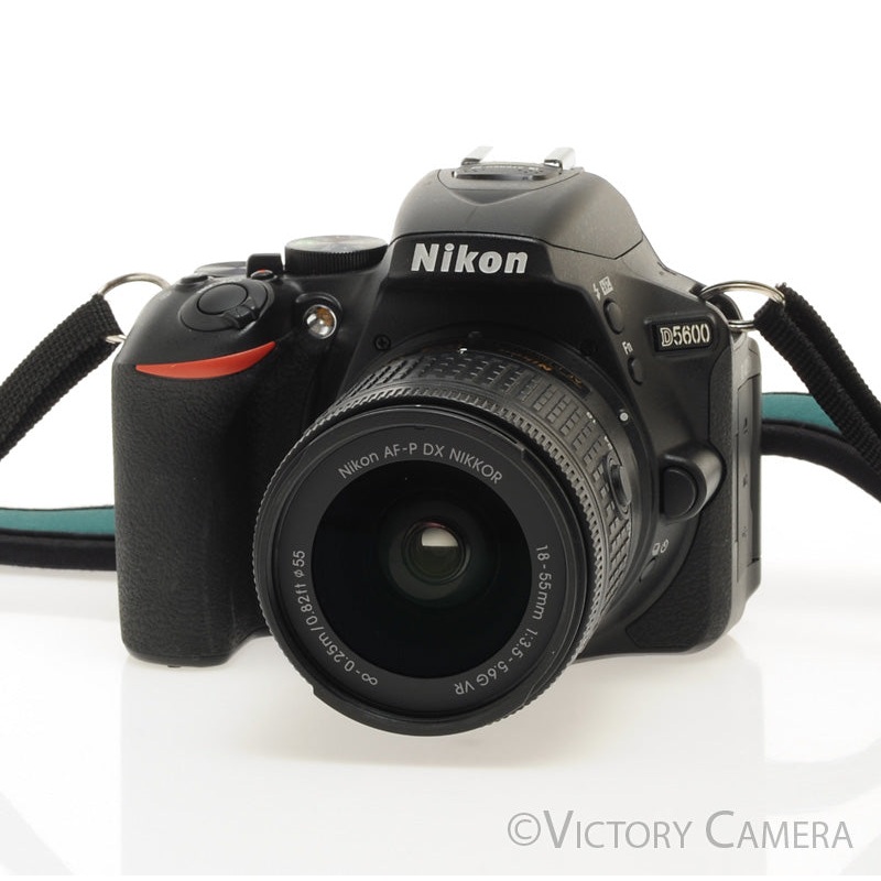Nikon D5600 24.2MP Digital SLR Camera w/ 18-55mm Zoom Lens ~4500 Shots [EXC+]