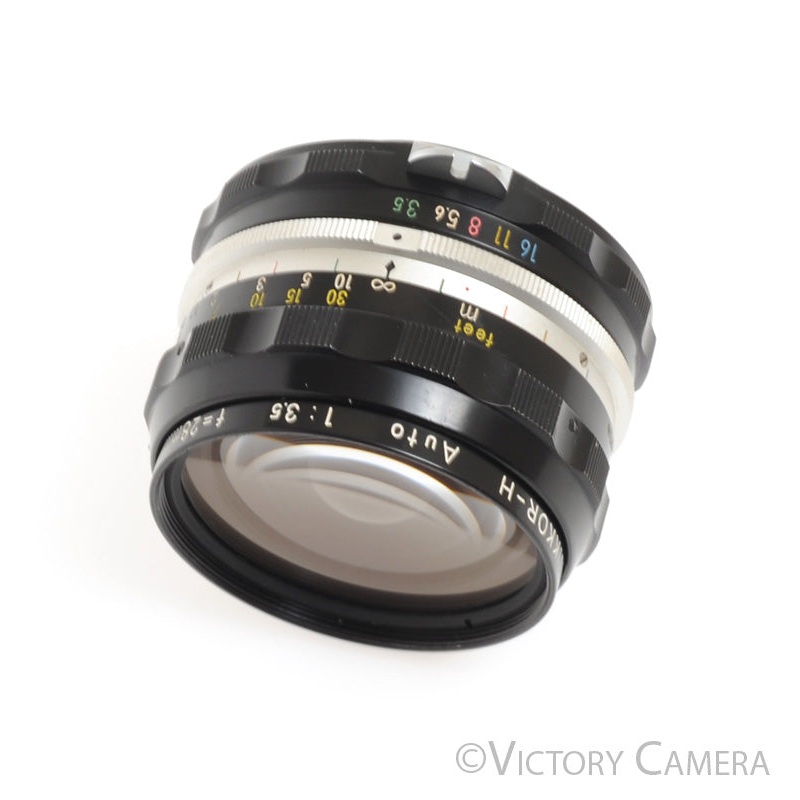 Nikon Nikkor-H 2.8cm 28mm f3.5 non-AI Wide Angle Lens  [EXC]