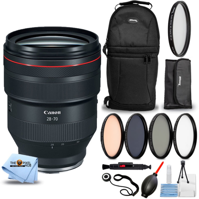 Canon RF 28-70mm f/2L USM Lens 2965C002 – 8PC Accessory Bundle