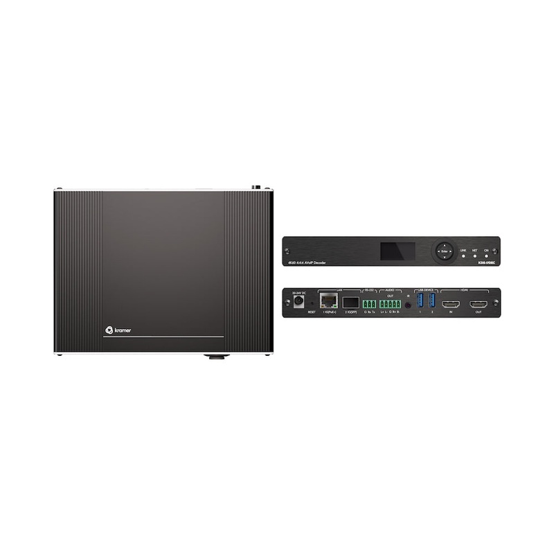 Kramer Electronics KDS-17DEC 4K60 4:4:4 AVoIP Decoder with Dante