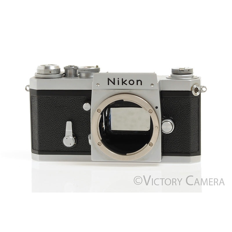 Nikon F Chrome 35mm Film Camera Body (only)  [EXC-]